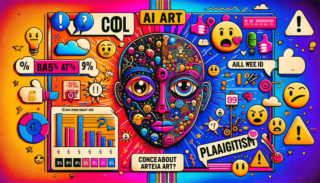 Explore the intriguing debate of AI art and plagiarism: Is it a blend of creativity or a complex ethical dilemma?