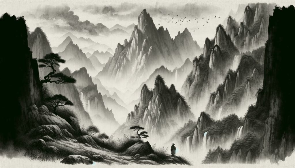 Discover the art of ink wash painting: a simple yet profound technique that turns basic ink and water into stunning artwork.