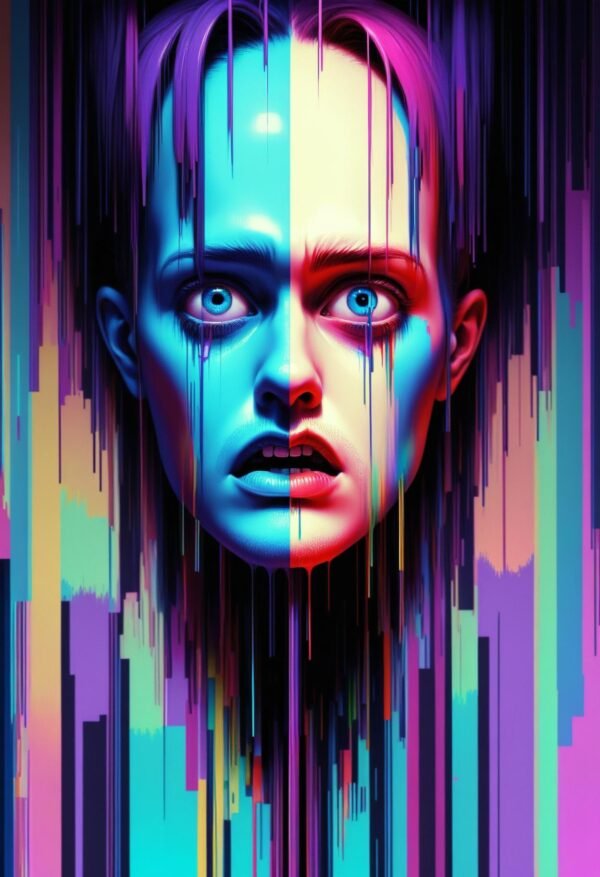 550 Glitch Artwork Images Bundle