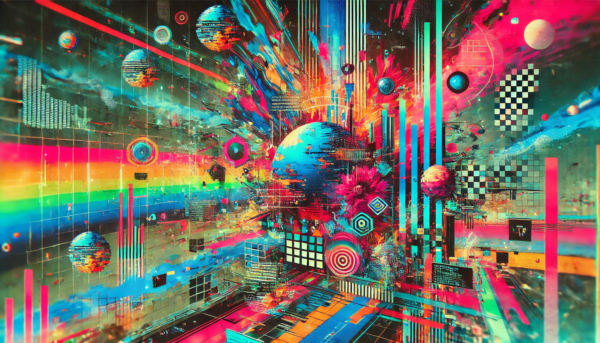 550 Glitch Artwork Images Bundle