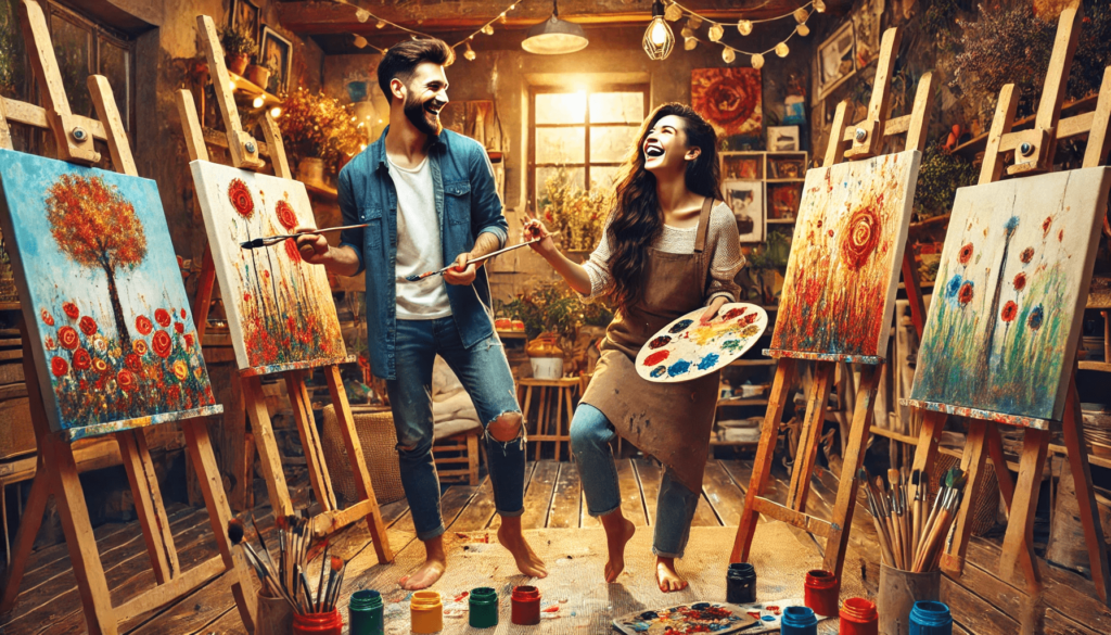 Discover fun and creative painting ideas for couples! From romantic canvases to playful art projects, ignite your creativity together.