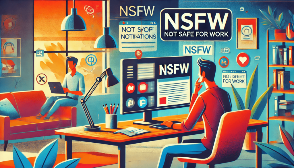 Learn what NSFW means, its origins, and how it's used in online content to flag inappropriate or sensitive material. Stay informed and browse safely.