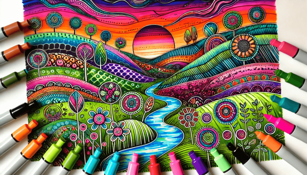 Discover creative and vibrant painting ideas with markers, perfect for all skill levels. Unleash your imagination with our unique techniques and tips. Explore now!