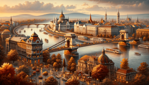 "Capture elegance with 'Golden Cityscape' by Fantasia Pix, a stunning digital artwork ideal for wall art, canvas prints, and classic home decor."