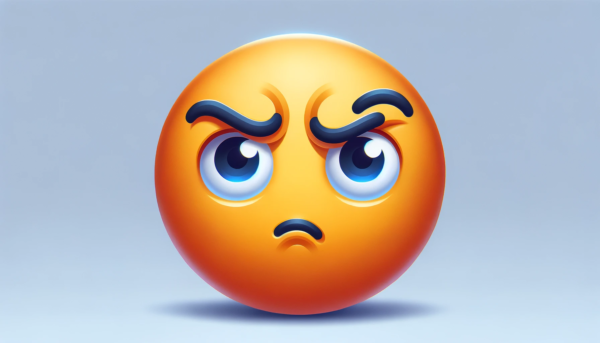 Expressive angry face emoji artwork by Fantasia Pix. High-quality PNG, instant download for $2, versatile for wall art, home decor, and more.