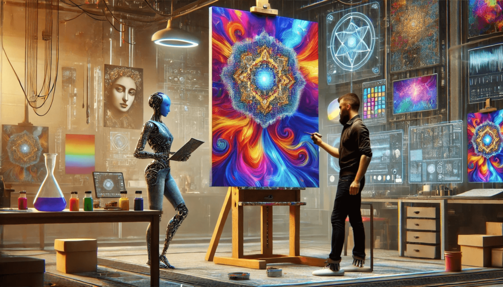 Explore the growing trend of AI-human collaborative art, where technology and creativity merge to push the boundaries of artistic expression.