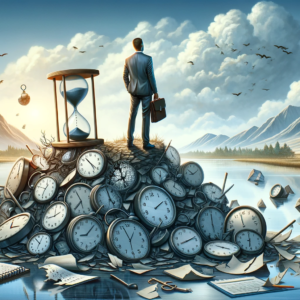 "Time Management" by Fantasia Pix: Stunning art depicting time's impact. Instant $2 download, free license, high-quality PNG for wall art and decor.