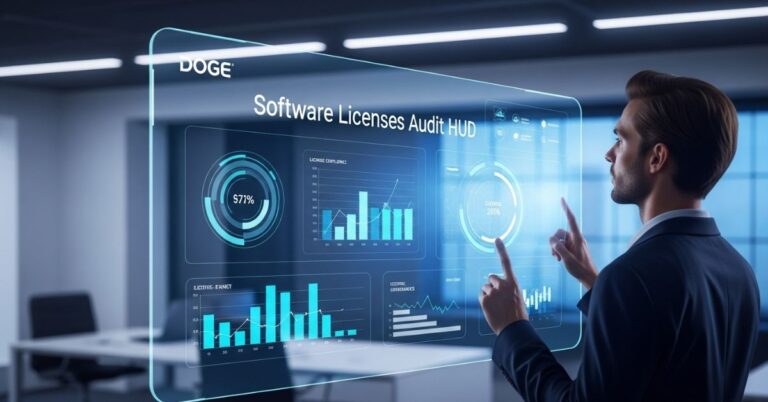 doge software licenses audit hud